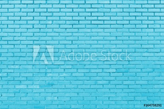 Picture of Cyan Brick Wall